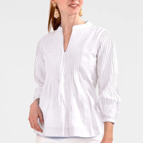 Nip Tuck Tunic - Solid White