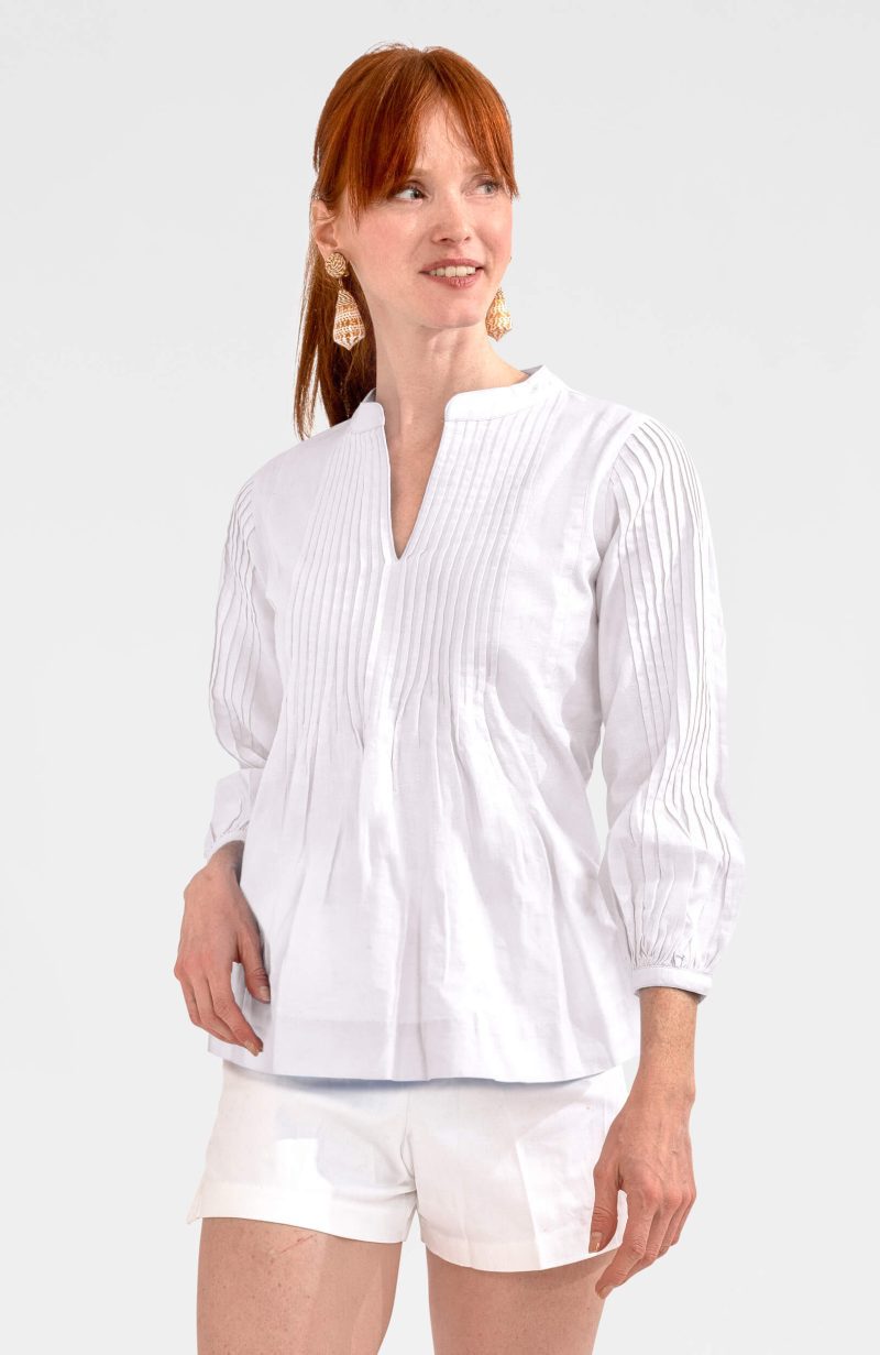 Nip Tuck Tunic - Solid White