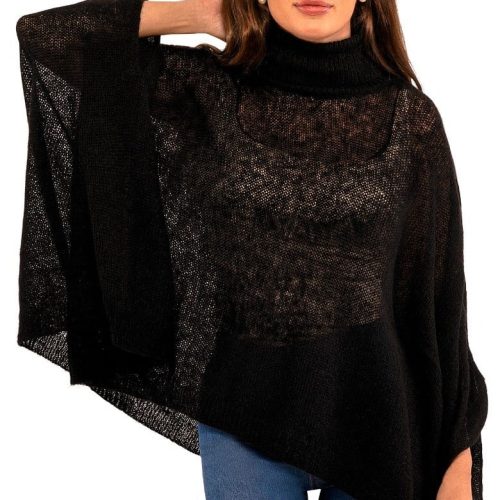 Dolman Dolly Poncho Black One Size