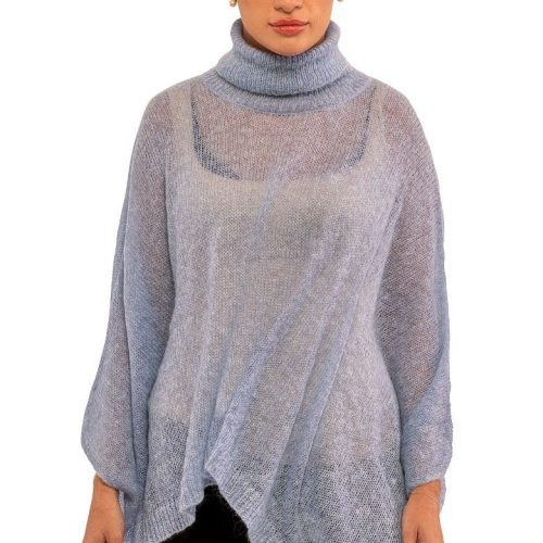 Dolman Dolly Poncho periwinkle One Size