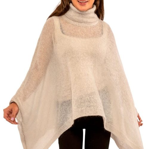 Dolman Dolly Poncho Winter White One Size