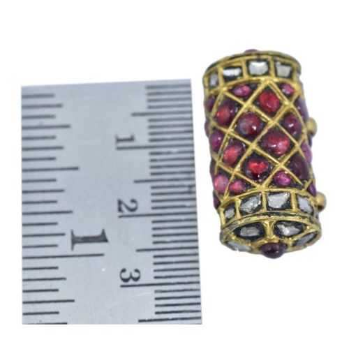 antique 22 kt gold ruby un cut3