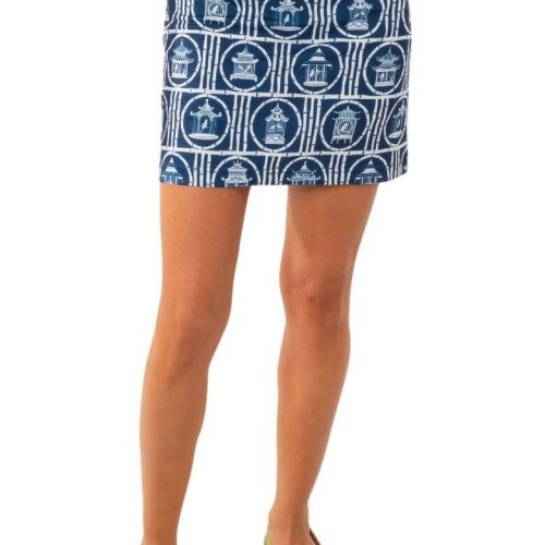 Jersey Skippy Skort - Bird Palace - Final Sale Navy