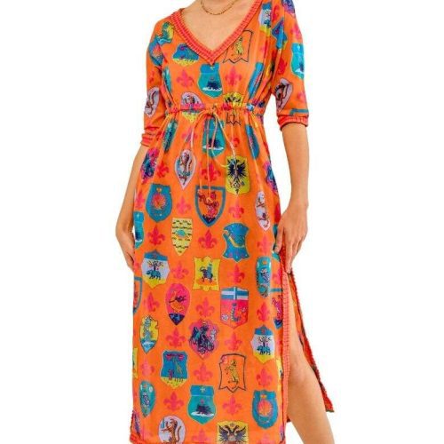 Surf's Up Dress - Siena Orange