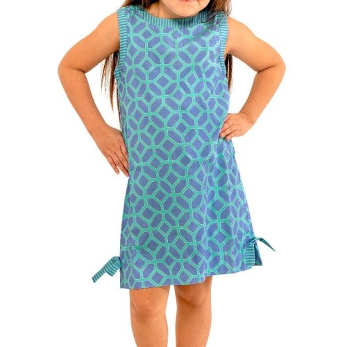 Girls Dress -Lucy In The Sky With Diamonds Periwinkle