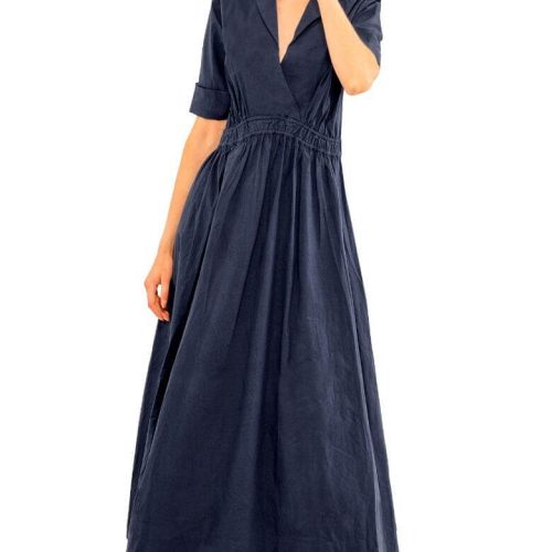 June Maxi Dress - Solid Navy