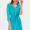 Glance My Way Dress (Pre-Order) Turquoise