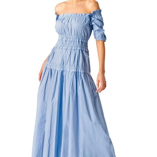 Ruffle Up Maxi Dress Periwinkle