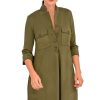 Ponte Alli Dress - Uptown Girl Olive