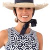 Hand Woven Panama Hat - Antibes Navy