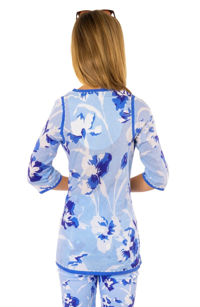 iconic iris tunic blues back 1 1