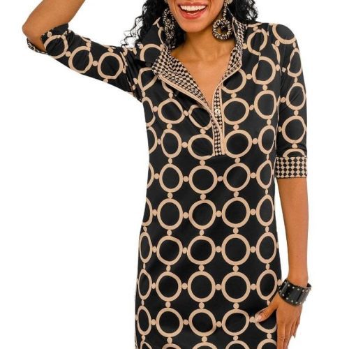 Everywhere Dress - Dip & Dot Black