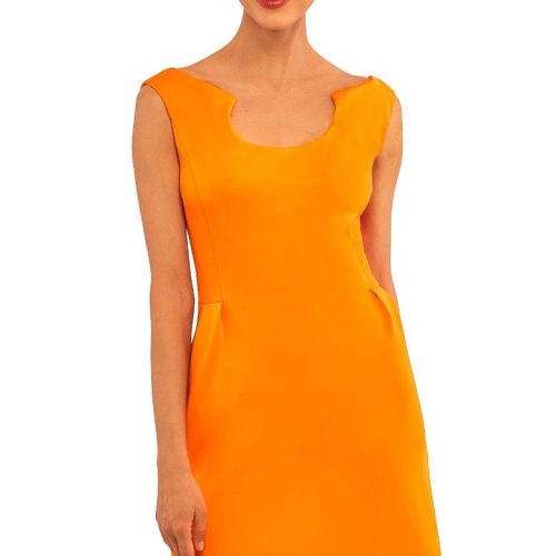 Sexy You Dress - Solid Orange