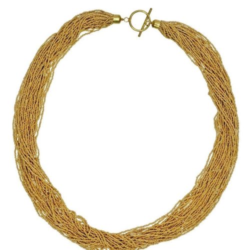 Itzy Bitzy Necklace Gold One Size