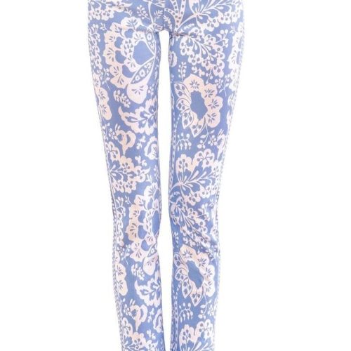 GripeLess Pull On Pant - Flora Periwinkle