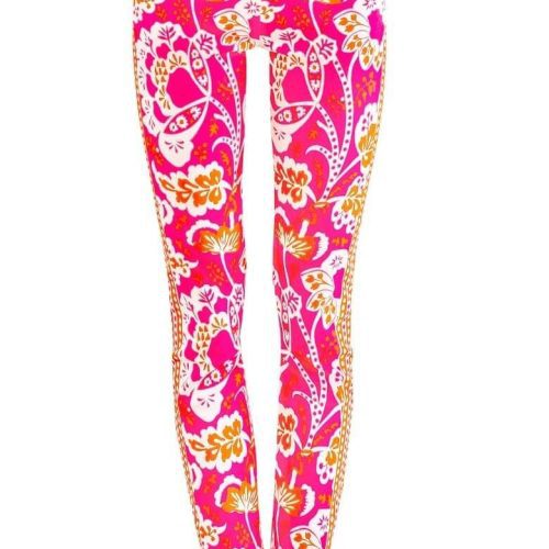 GripeLess Pull On Pant - Flora Pink Orange