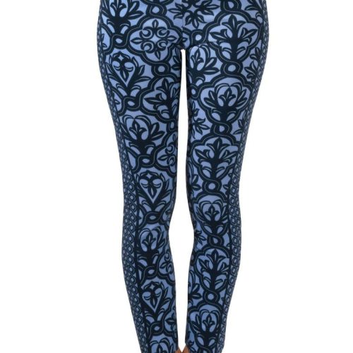 GripeLess Pull on Pant- Wall of Secrets - Final Sale Navy Peri