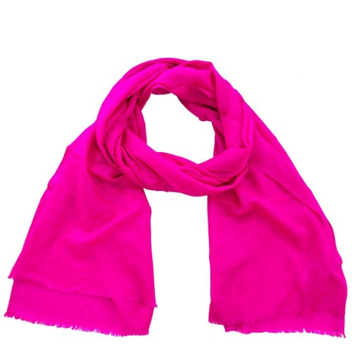 100% Cashmere Pashmina Scarf/Shawl - Classic Hot Pink One Size