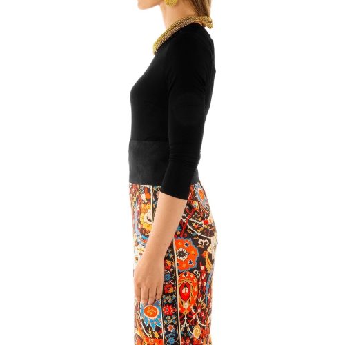 pencil skirt magic carpet black 1