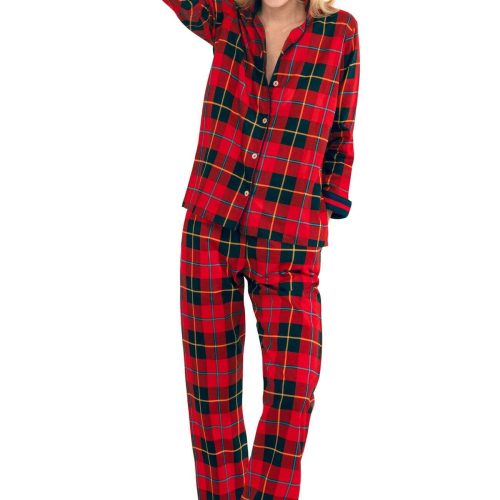 PJ Set - Plaidly Cooper Redmulti Plaid