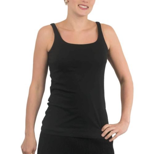 Cotton Spandex Tank - The Ballerina Black