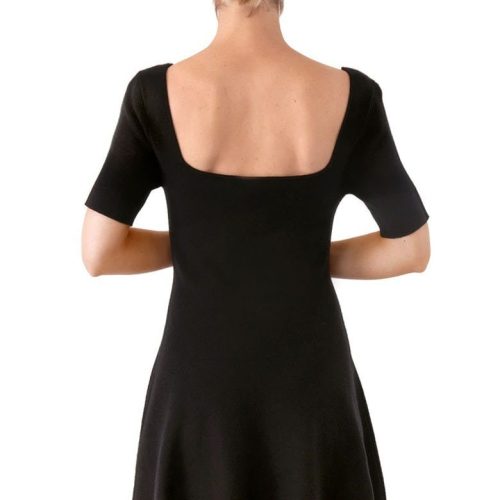 senorita dress black back crop2