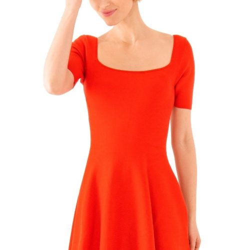 Senorita Dress - Solid - Final Sale Red