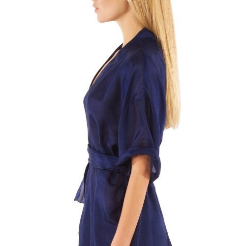 silkroad kimono navy side