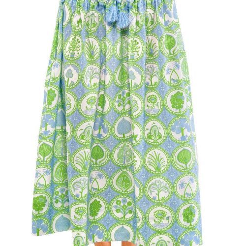 Haight Ashbury Skirt - Circle of Love Periwink Kelly One Size