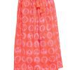 Haight Ashbury Skirt - Circle of Love Pink Red One Size