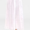 Solid Linen Gore Skirt (Pre-Order) White