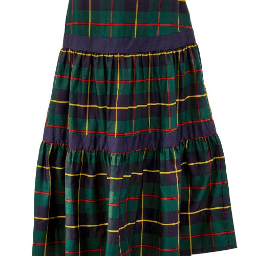 Ipanema Skirt - Plaidly Cooper Greenmulti Plaid