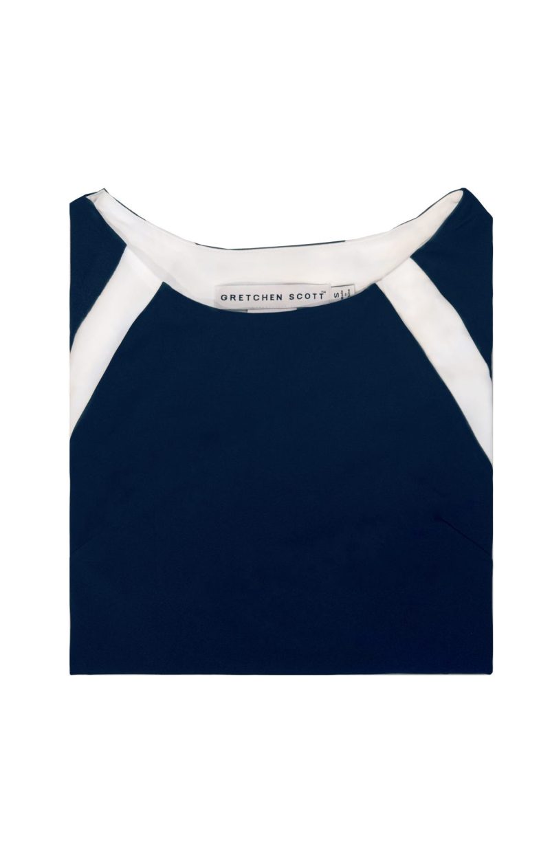 teetopper colorblock navy sc