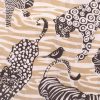 Girls Cotton Tunic - Tiger Tails - Final Sale Beige Black