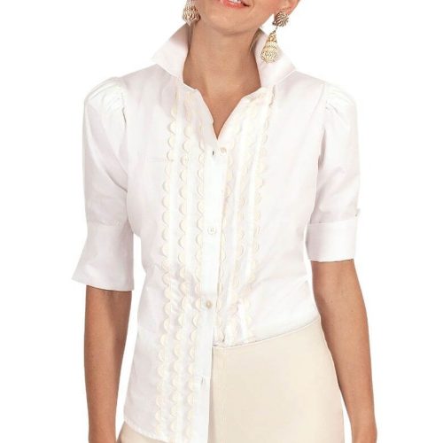 Ric Rac Roc Blouse White