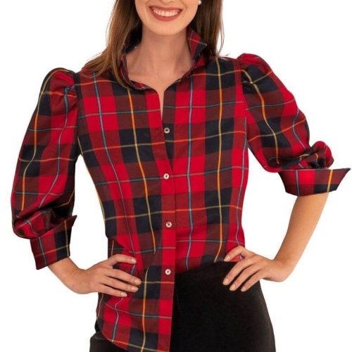 Juliette - Plaidly Cooper - Final Sale Redmulti Plaid