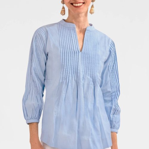 Nip Tuck Tunic - Solid Periwinkle