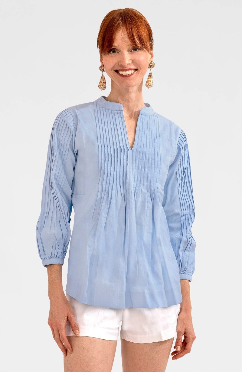 Nip Tuck Tunic - Solid Periwinkle